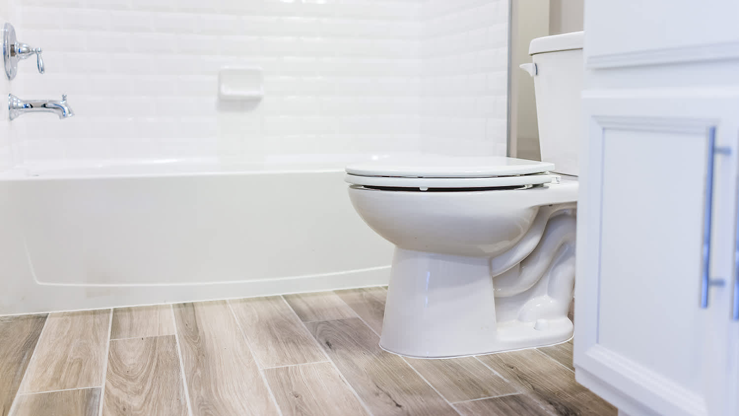 Flooring in bathroom
