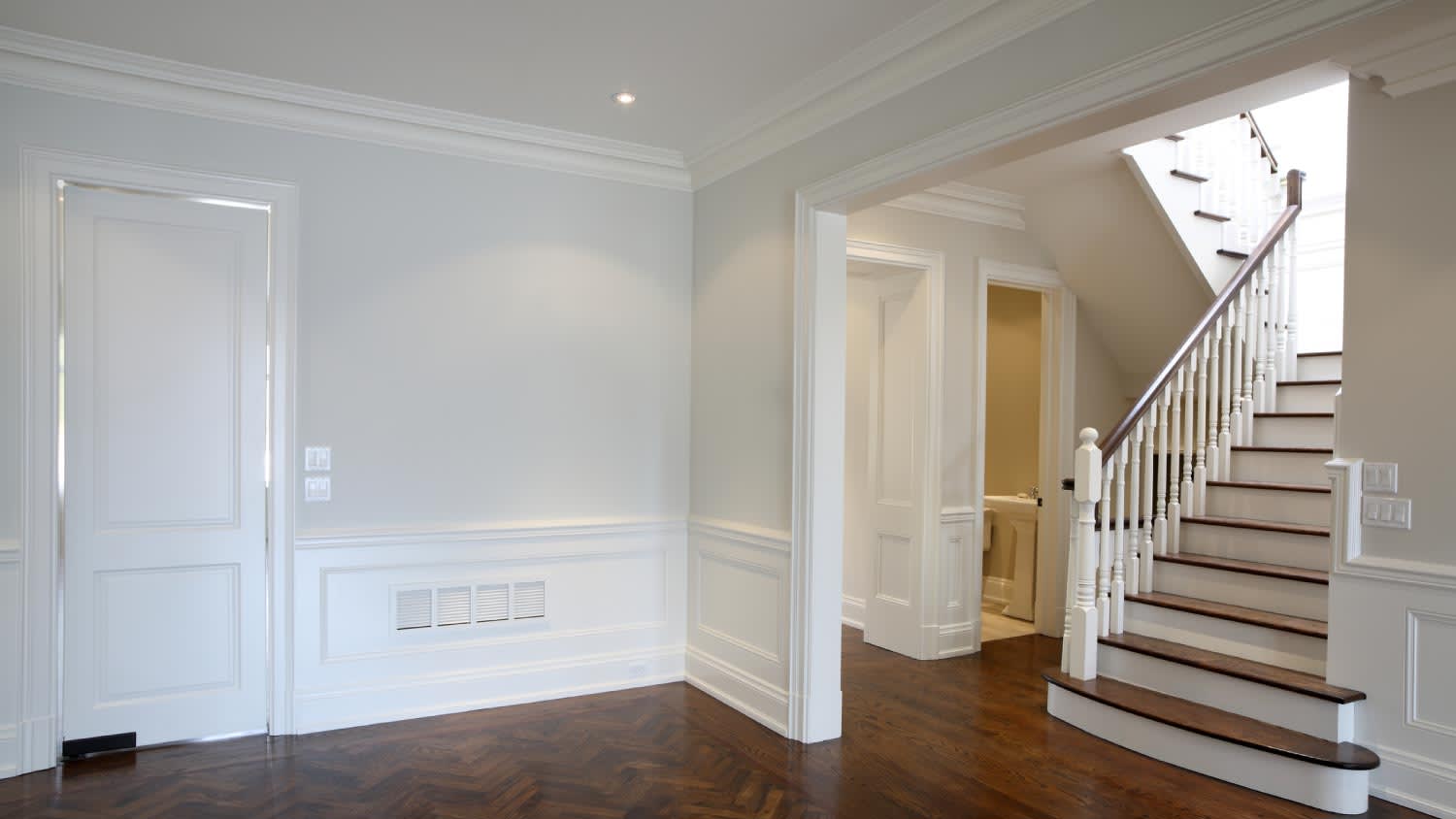 An empty white room