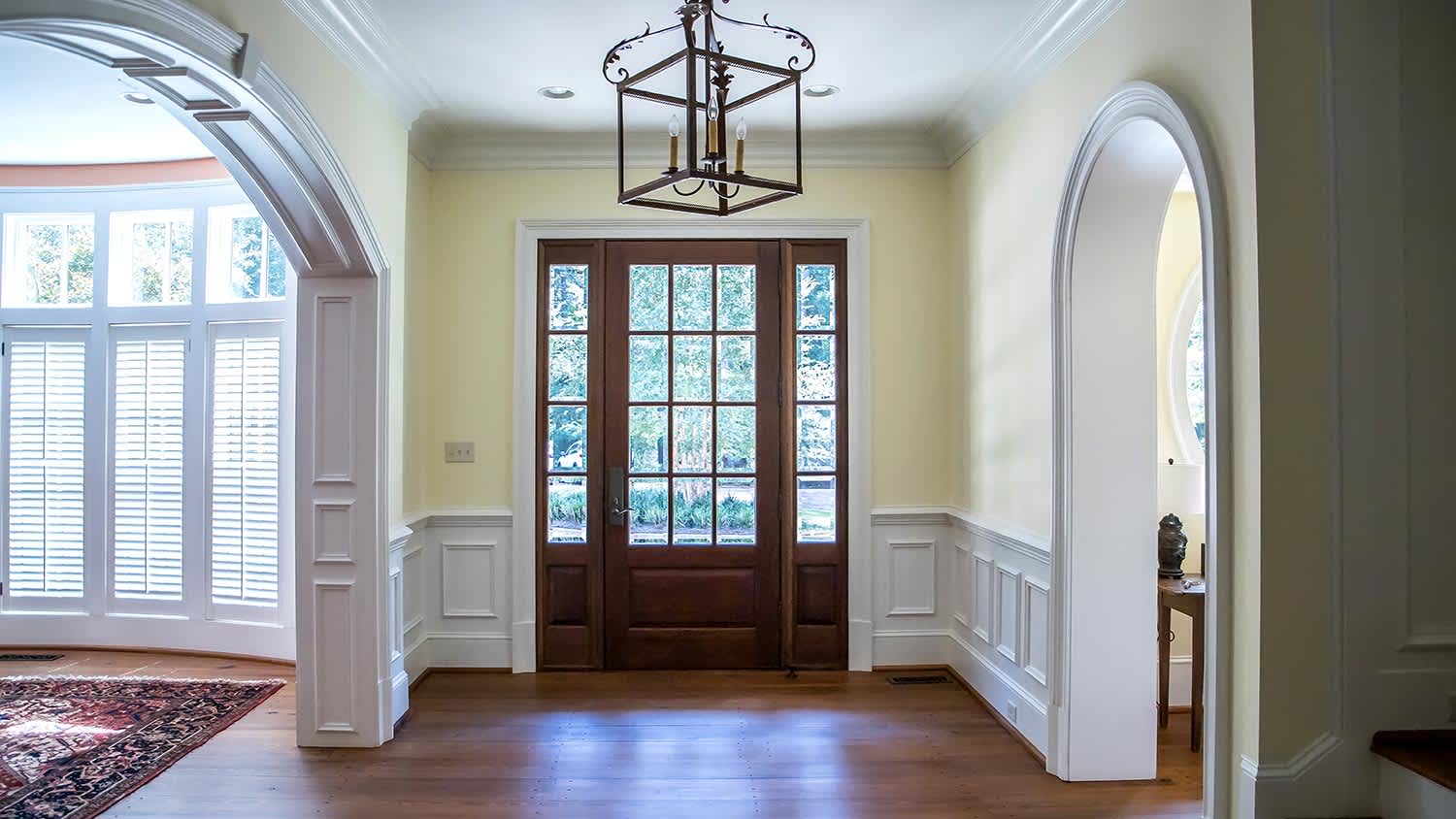 Front entry of historic home
