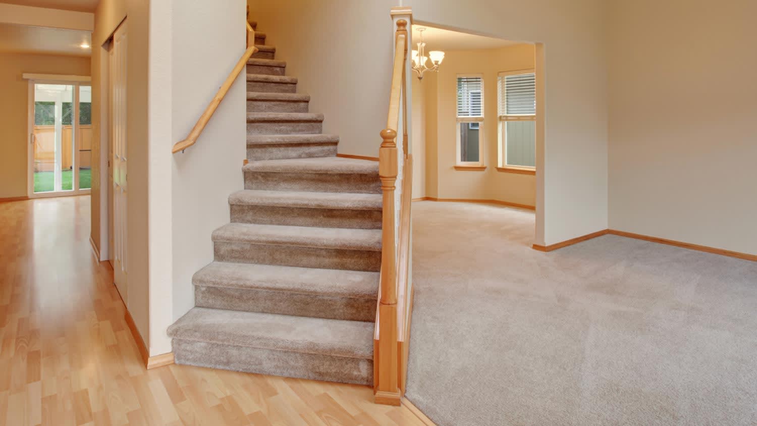 An empty hallway interior