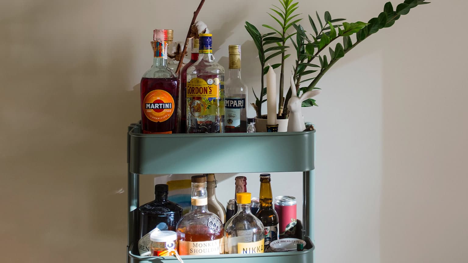 small bar cart