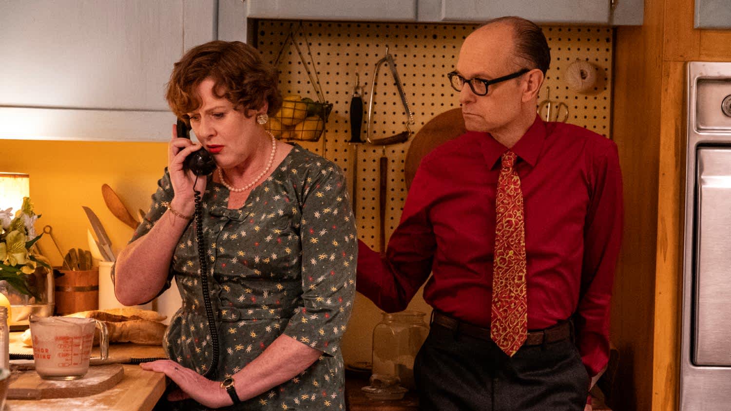 Sarah Lancashire and David Hyde Pierce