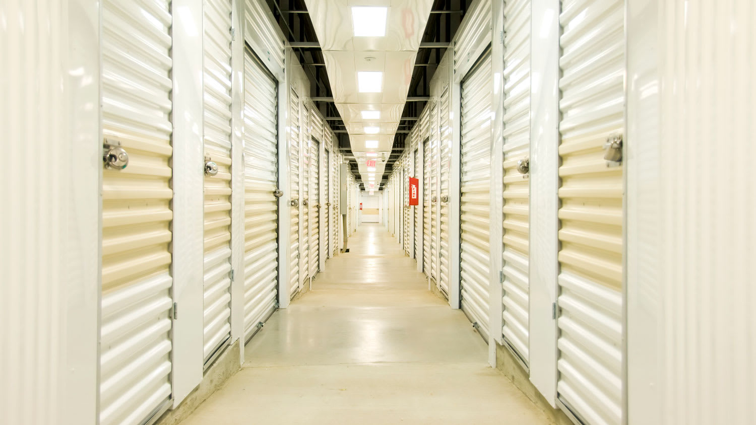 A storage units hall