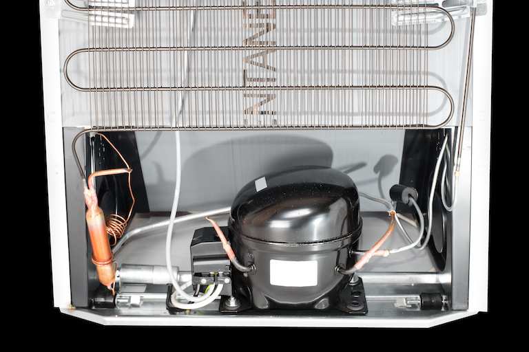 a refrigerator compressor in a refrigerator