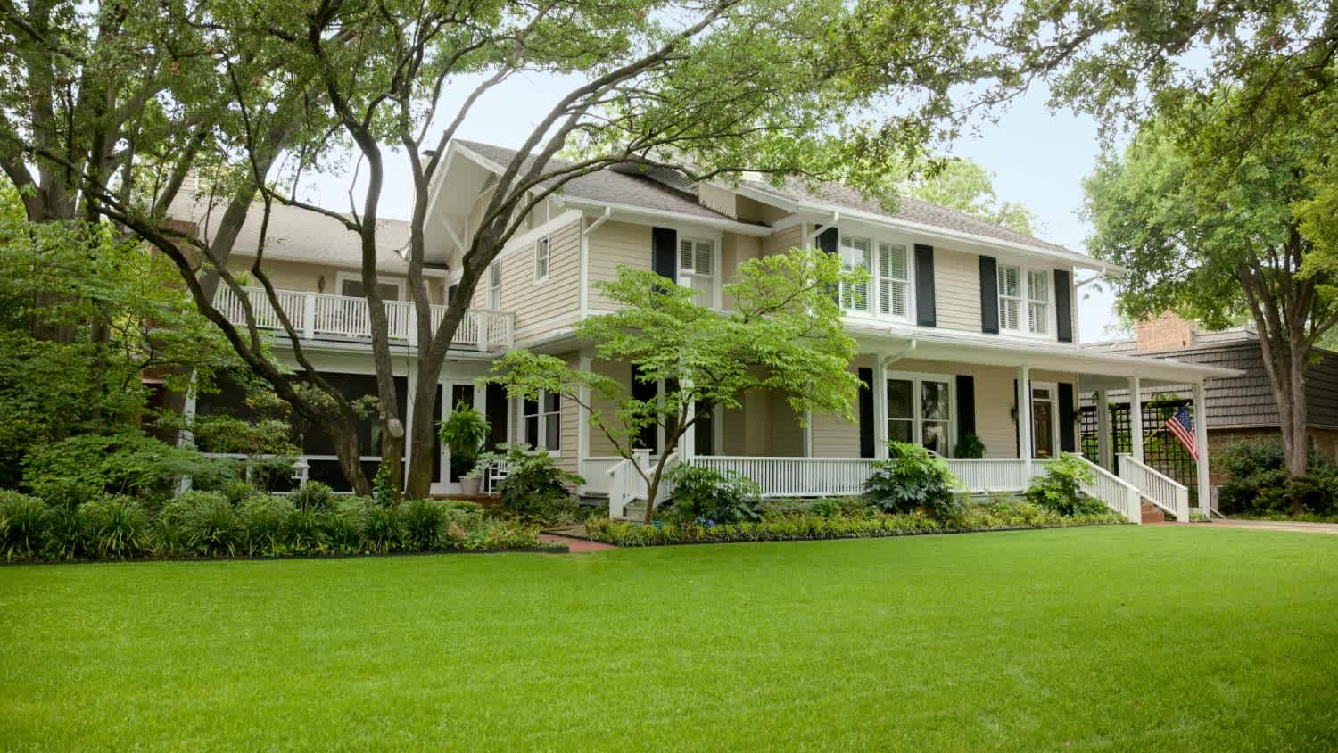 An exterior view of home