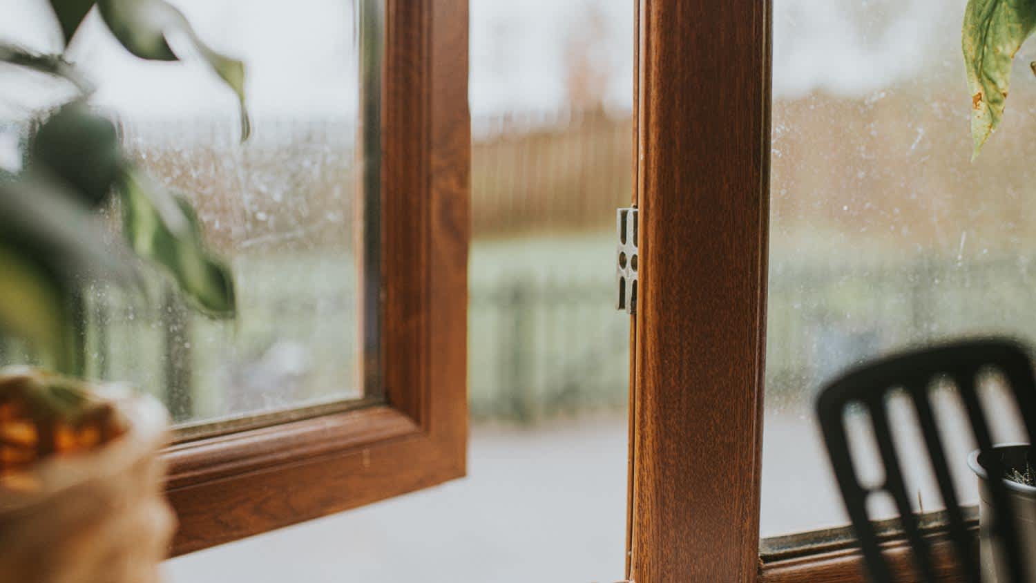 An open window at home