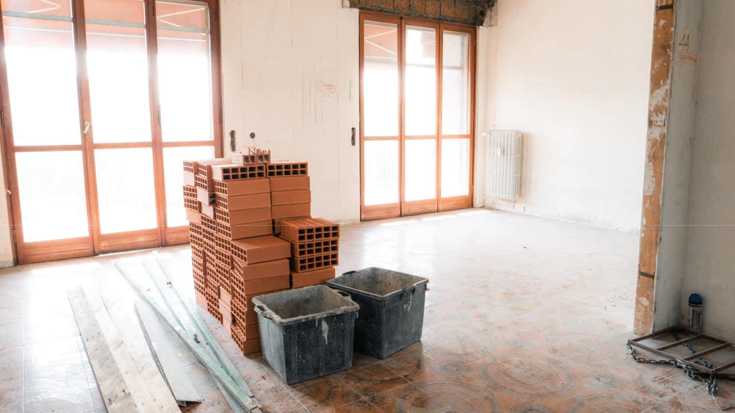 A living room renovation