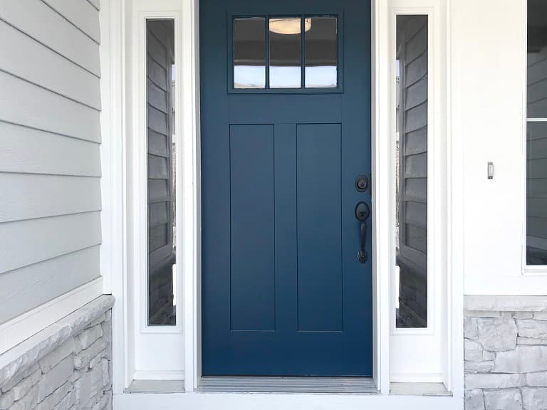 Front Blue Door