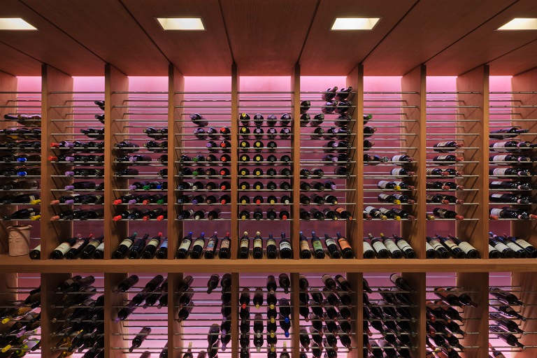 Upscale wine cellar