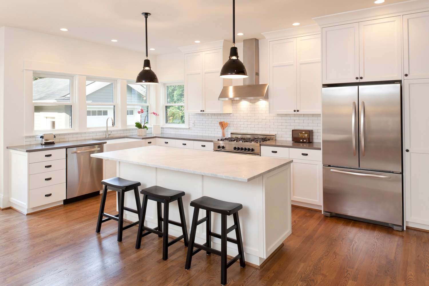 modern kitchen new appliances