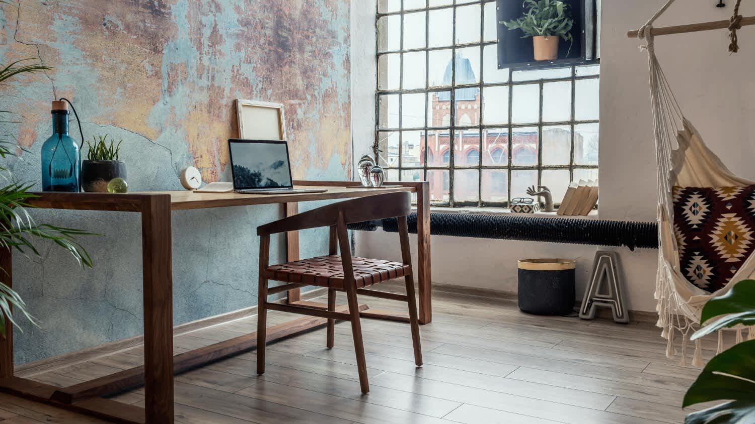 A modern home office decor