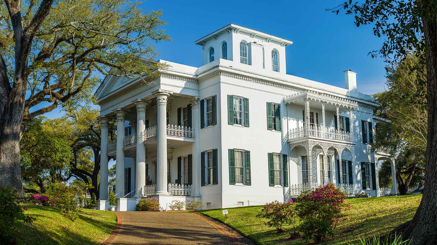 A greek revival house