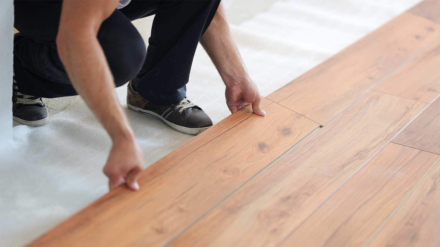 wood floor installation