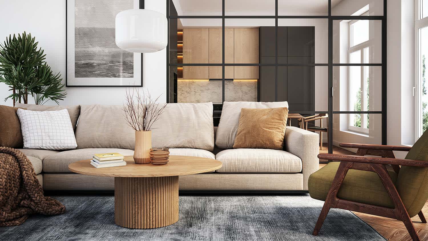 scandinavian living room
