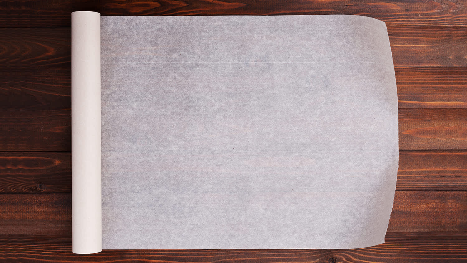wax paper on wood countertop