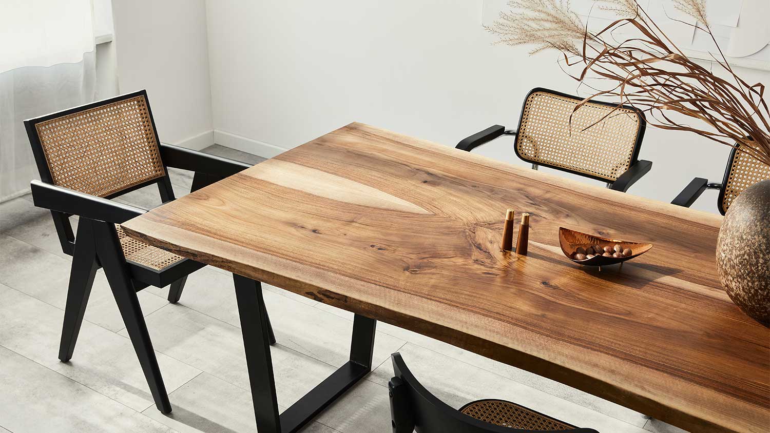Walnut dining table