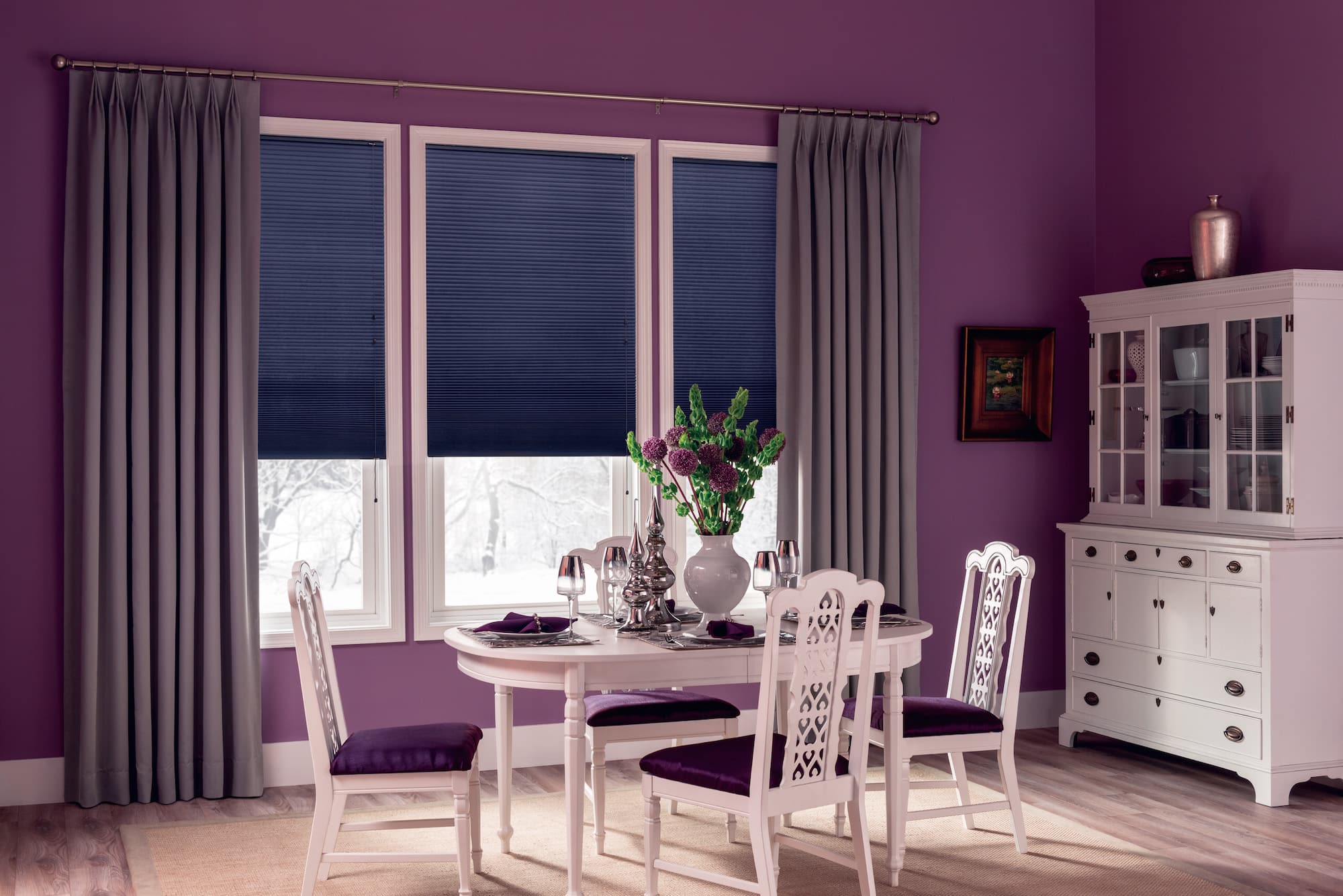 layered window treatments