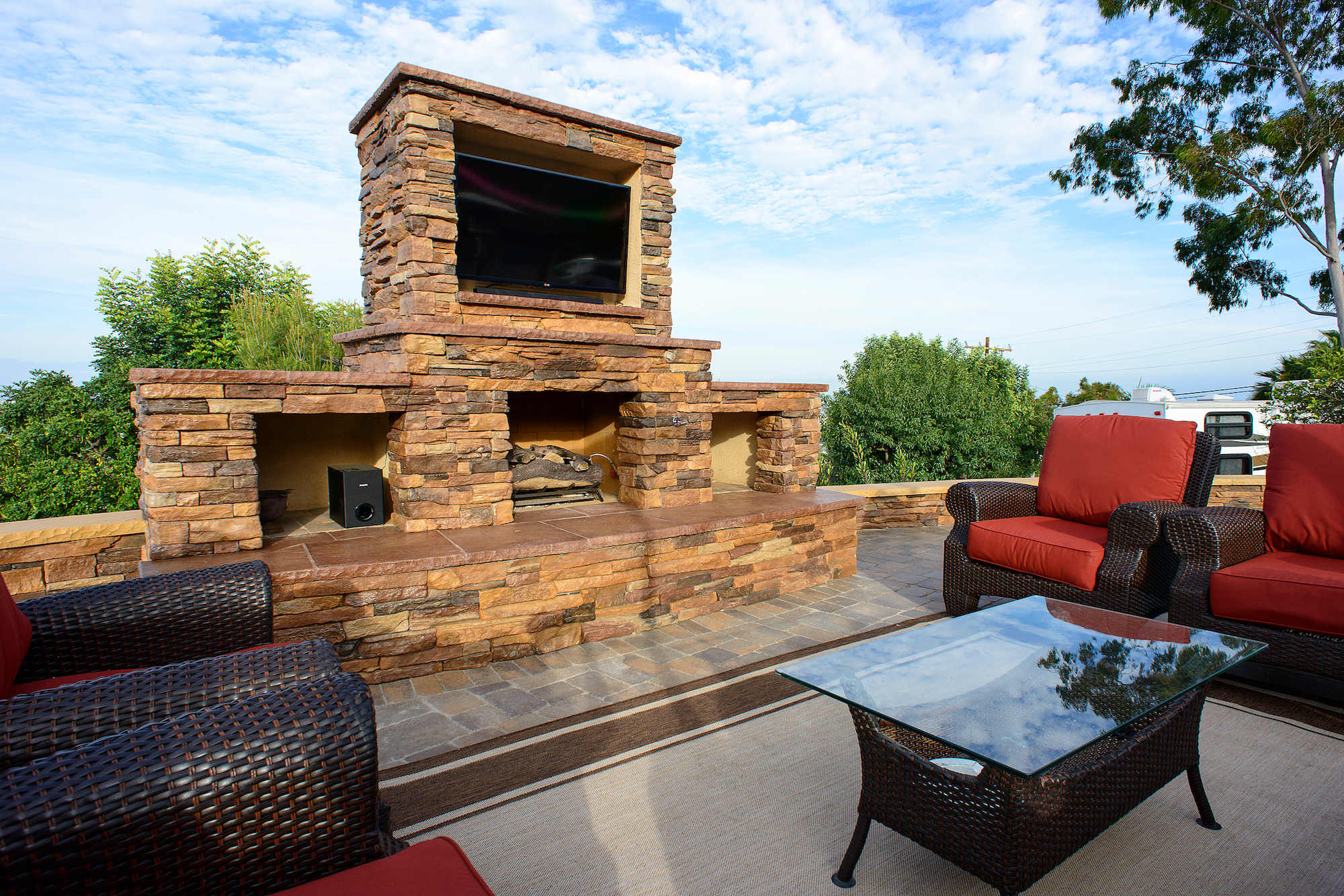 outdoor living space