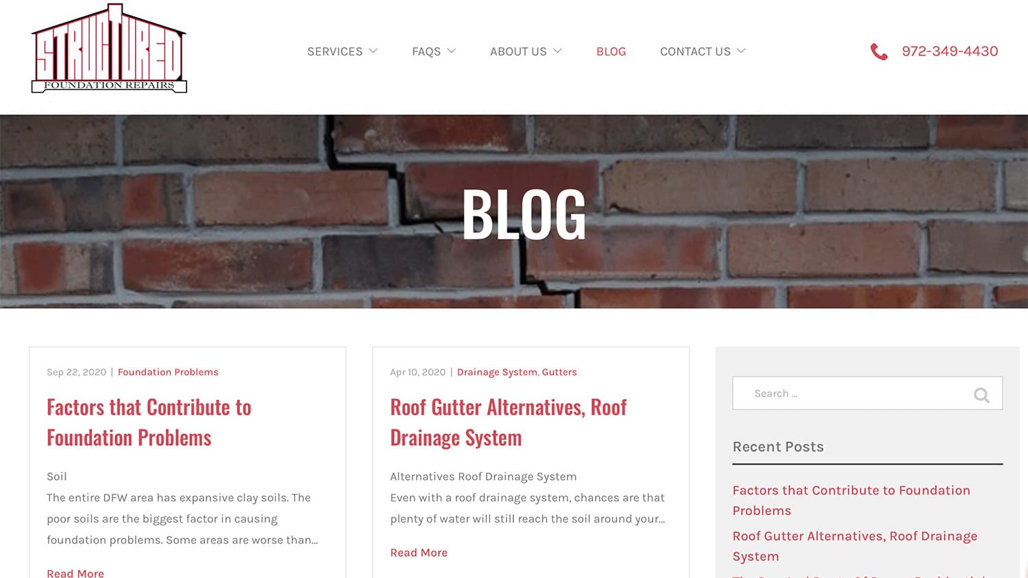 Structured Foundation Repairs' blog