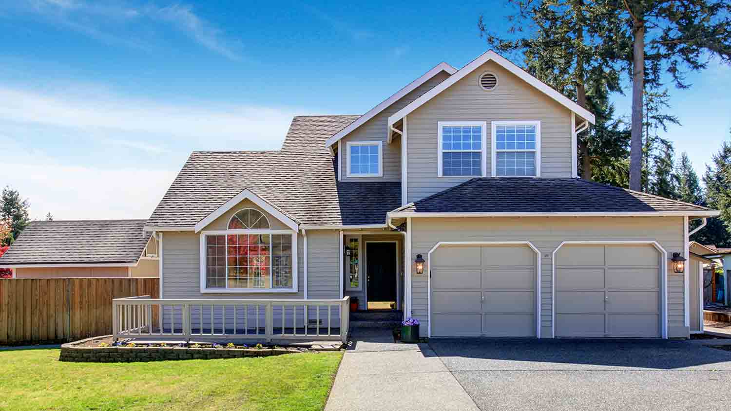 gray house exterior