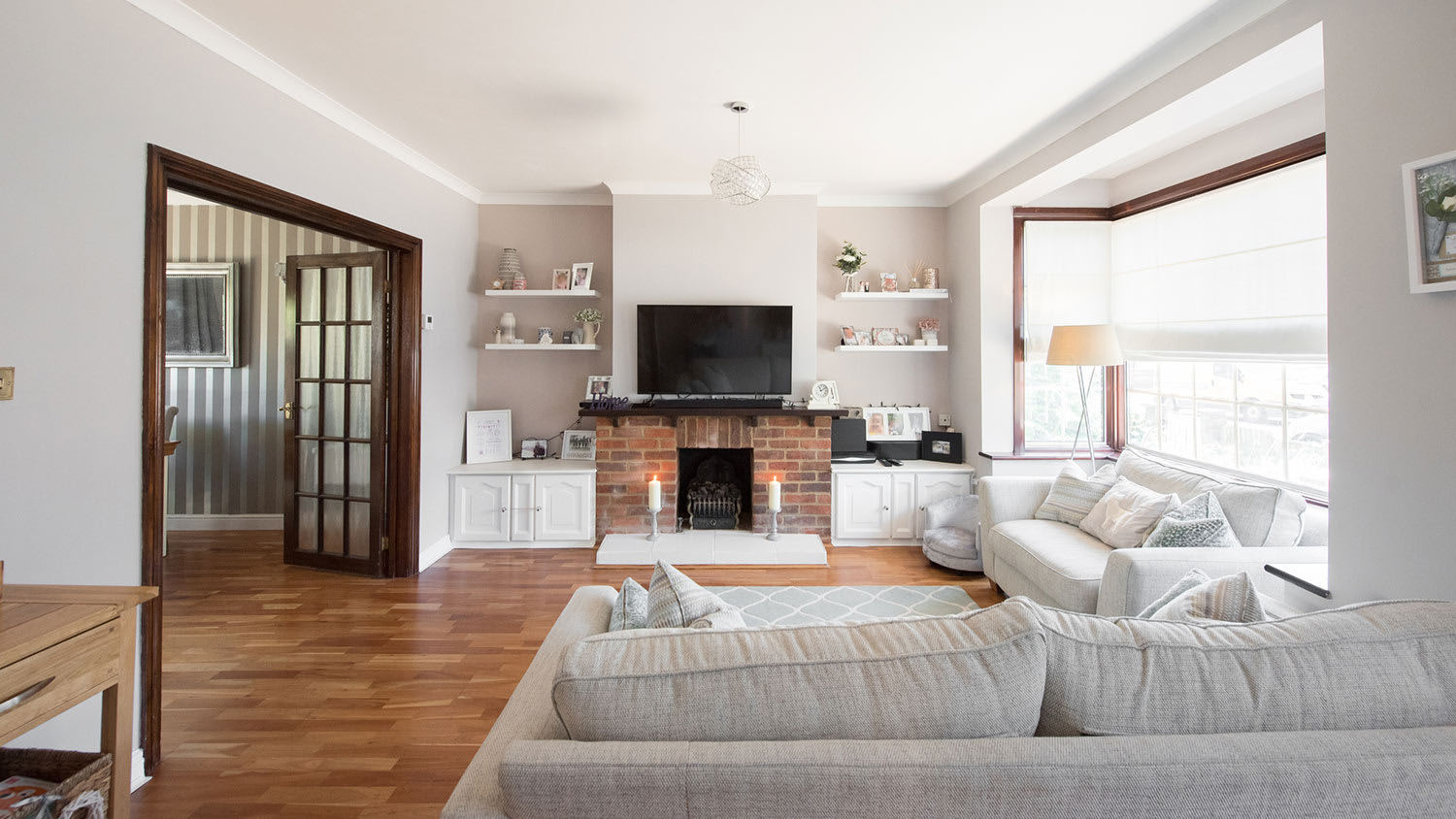 Interior of older home