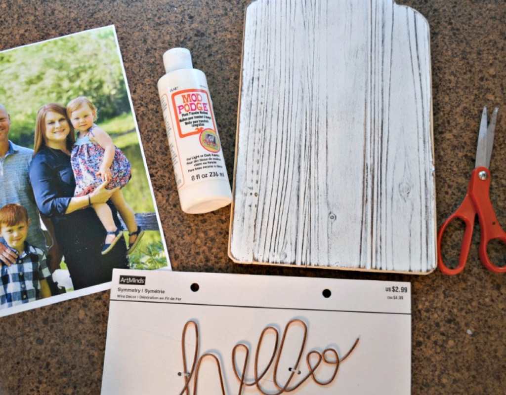 Gather all of your supplies before you begin the project. (Photo courtesy of Abbey DeHart)