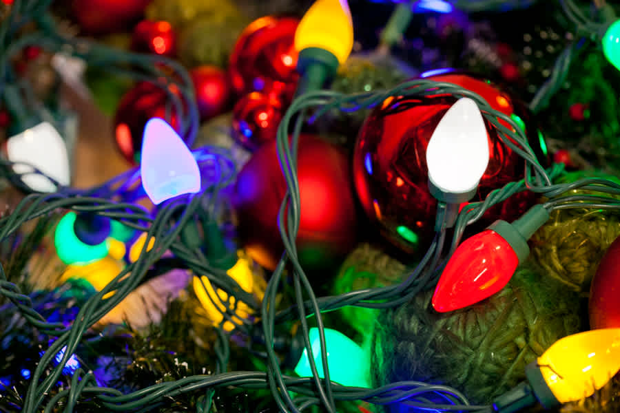 LED holiday lights