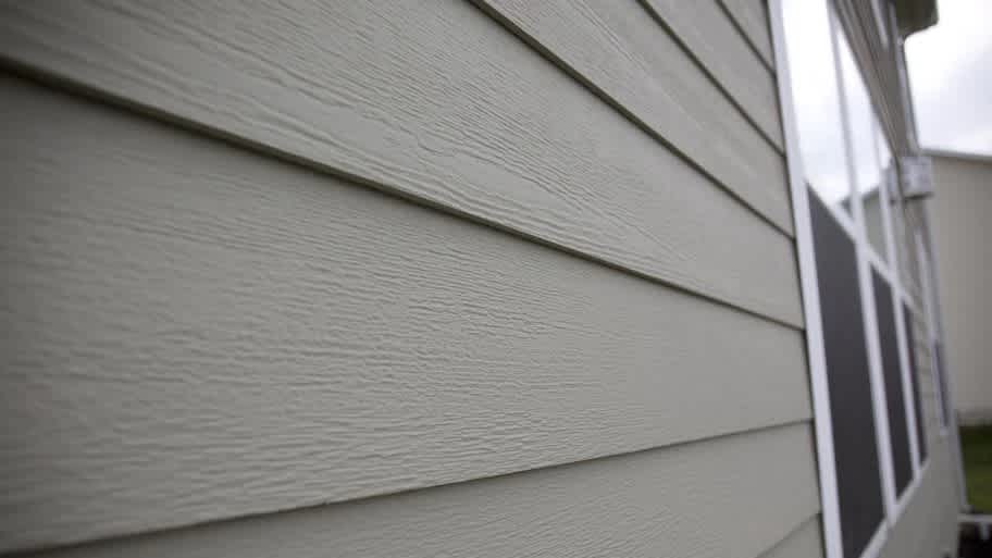 fiber cement siding on home