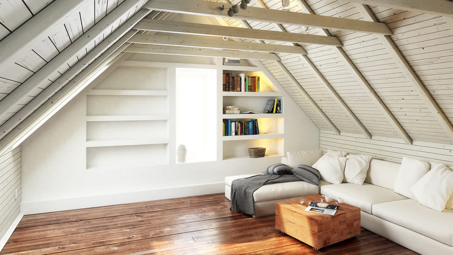 Attic apartment
