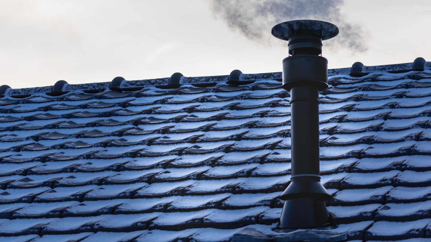 None chimney of pellet stove