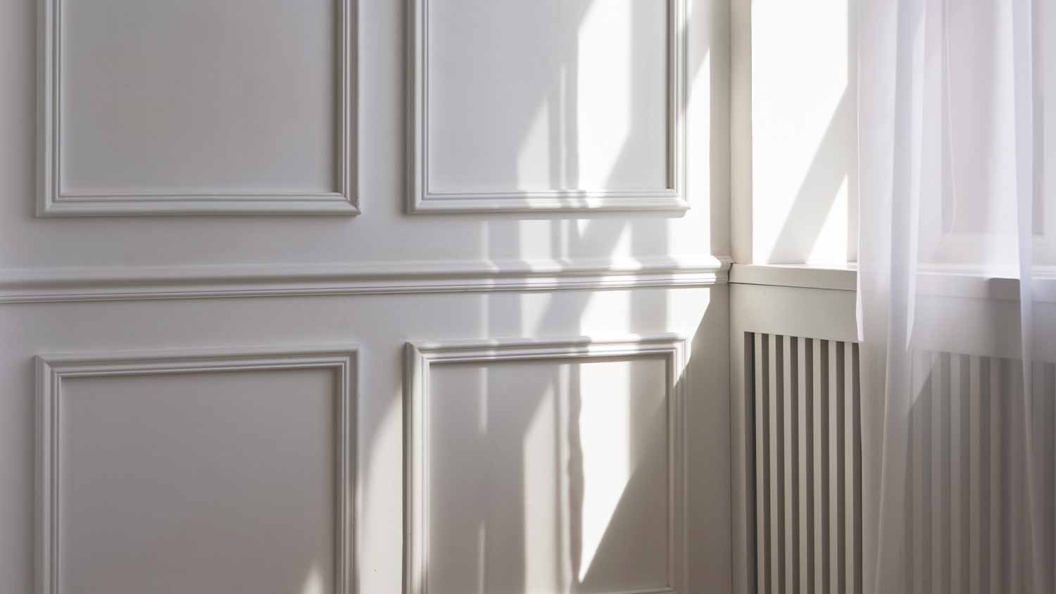 Interior design of light room
