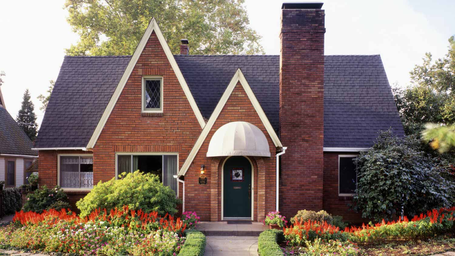 Large brick house