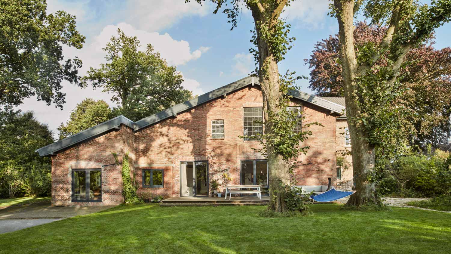 Residential house with garden