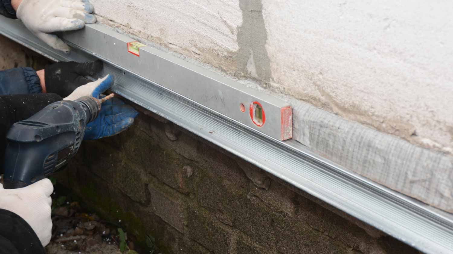 None Old house foundation wall repair