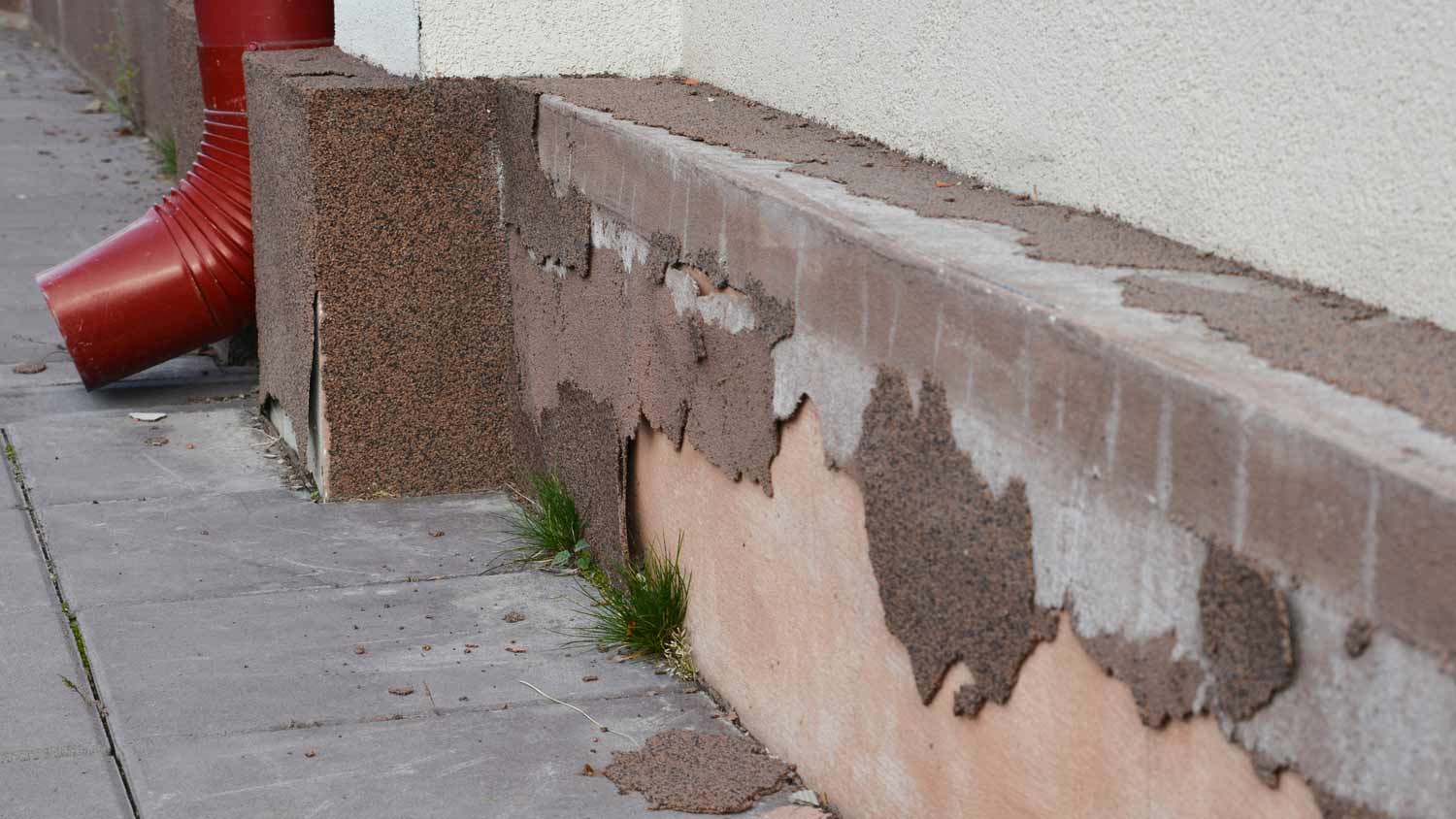 None house foundation repair from water damage
