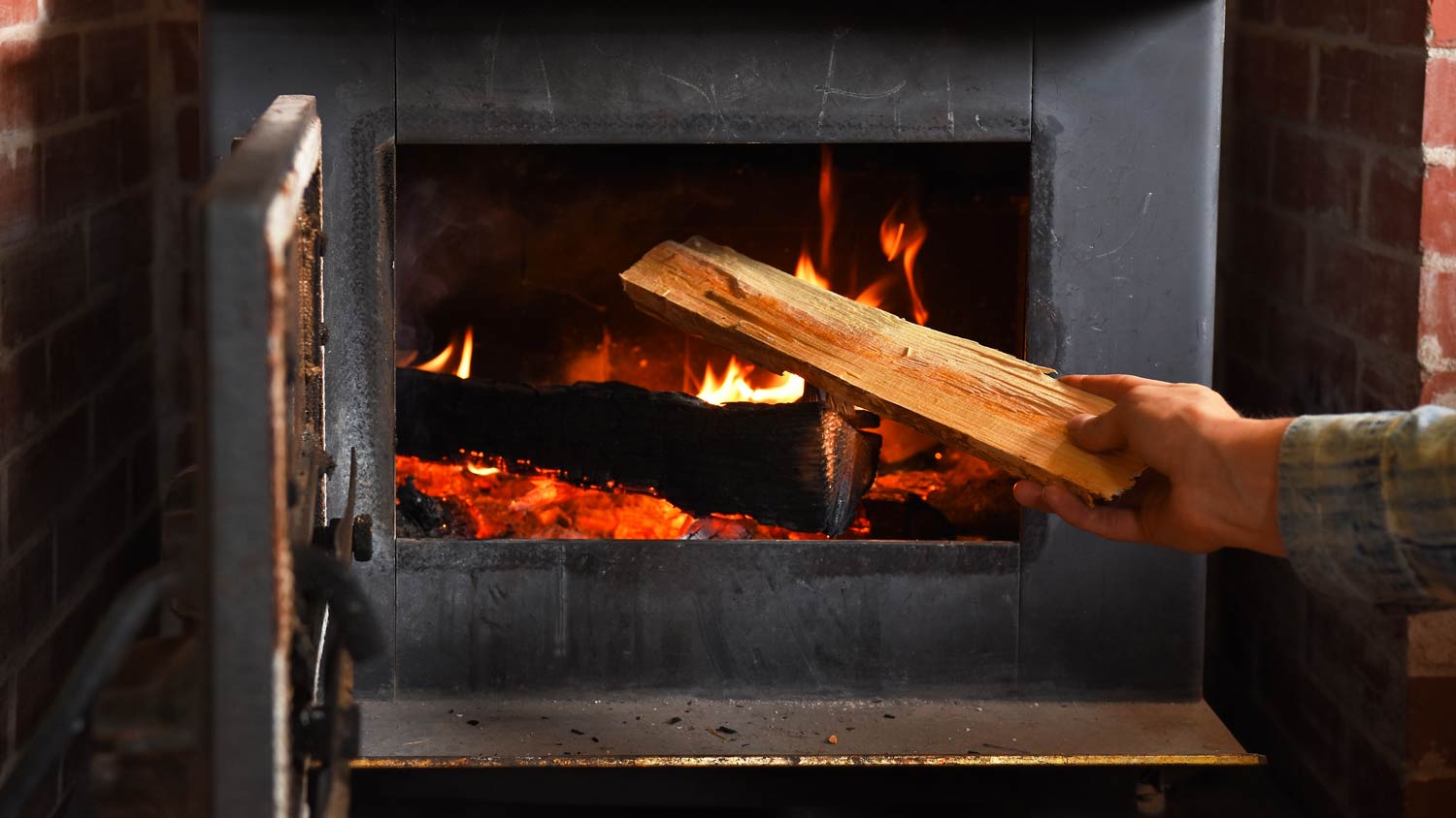 None firebox from wood stove