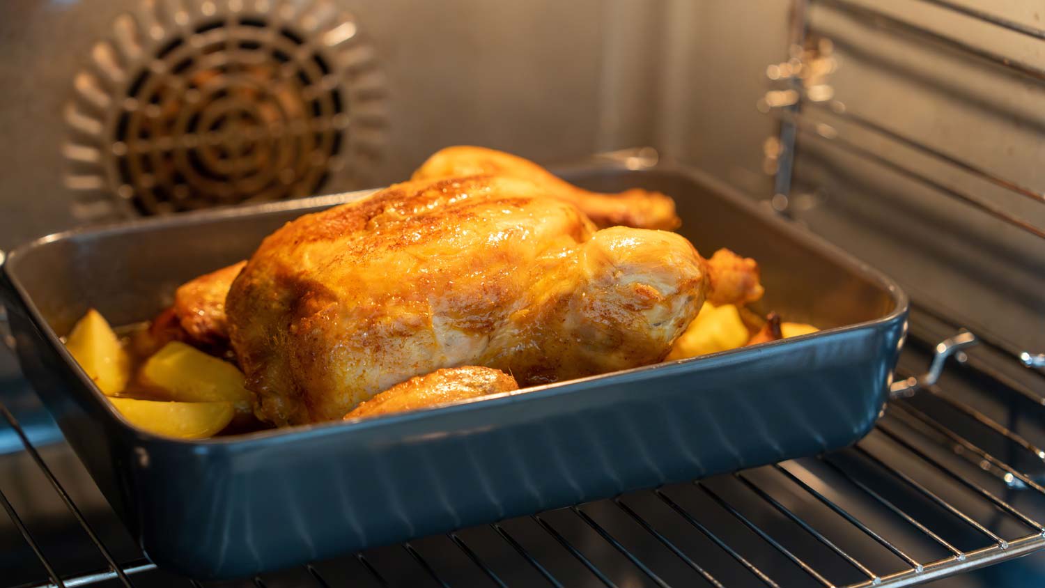 None baking chicken in oven
