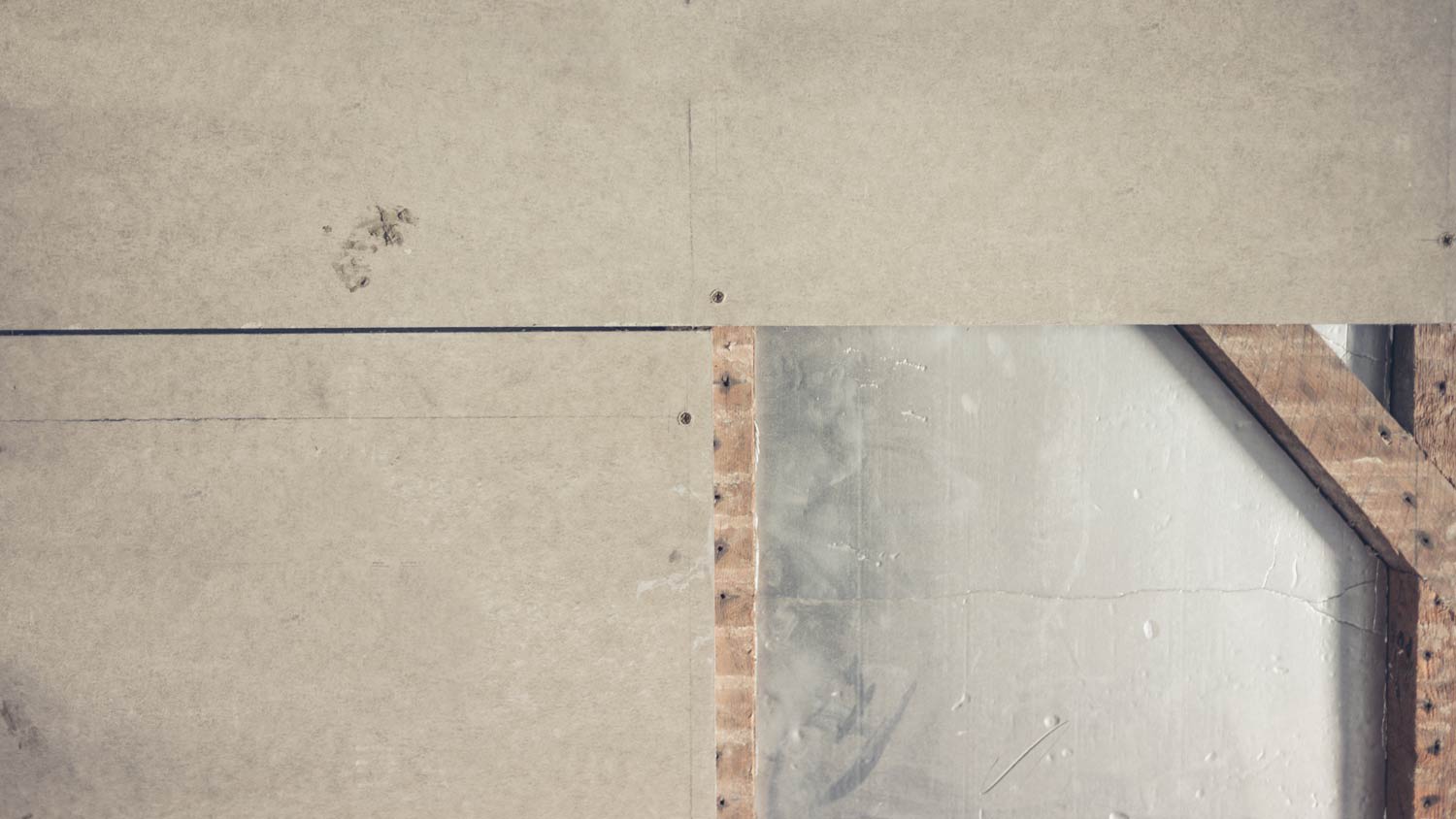 cement board wall