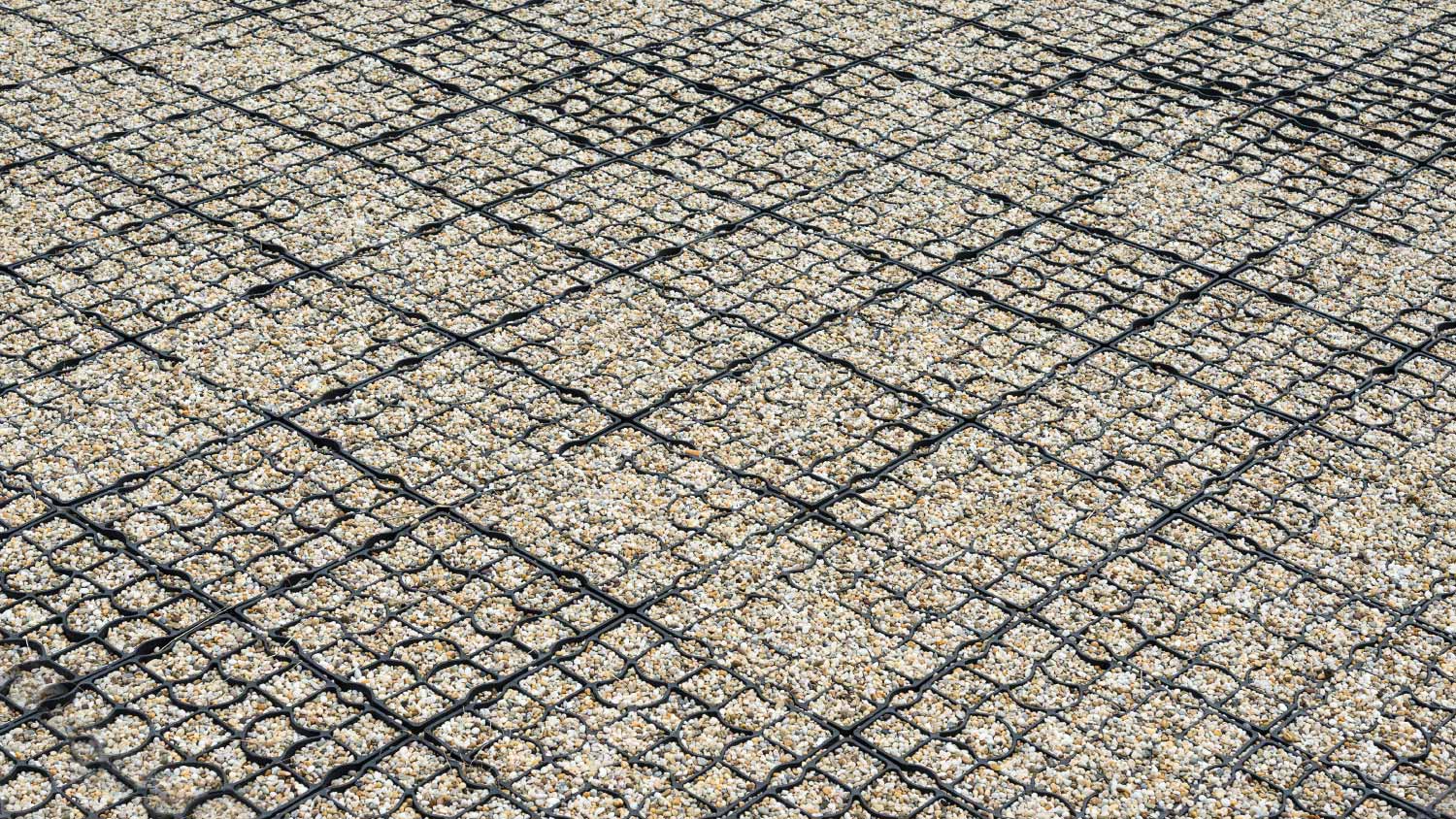 None Plastic paving car drive