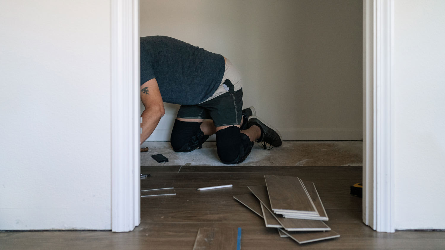 wood floor installation
