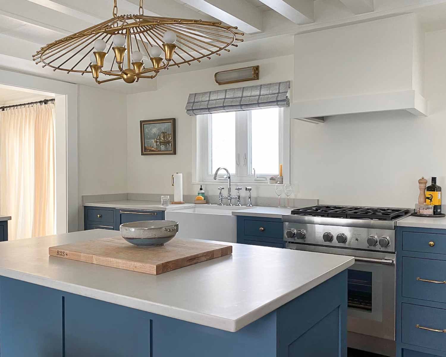 Blue modern kitchen