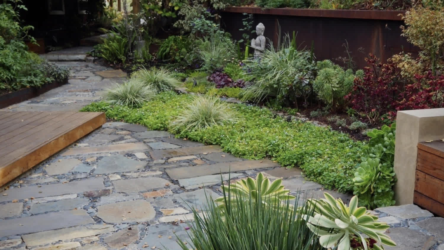 A path with mixed materials