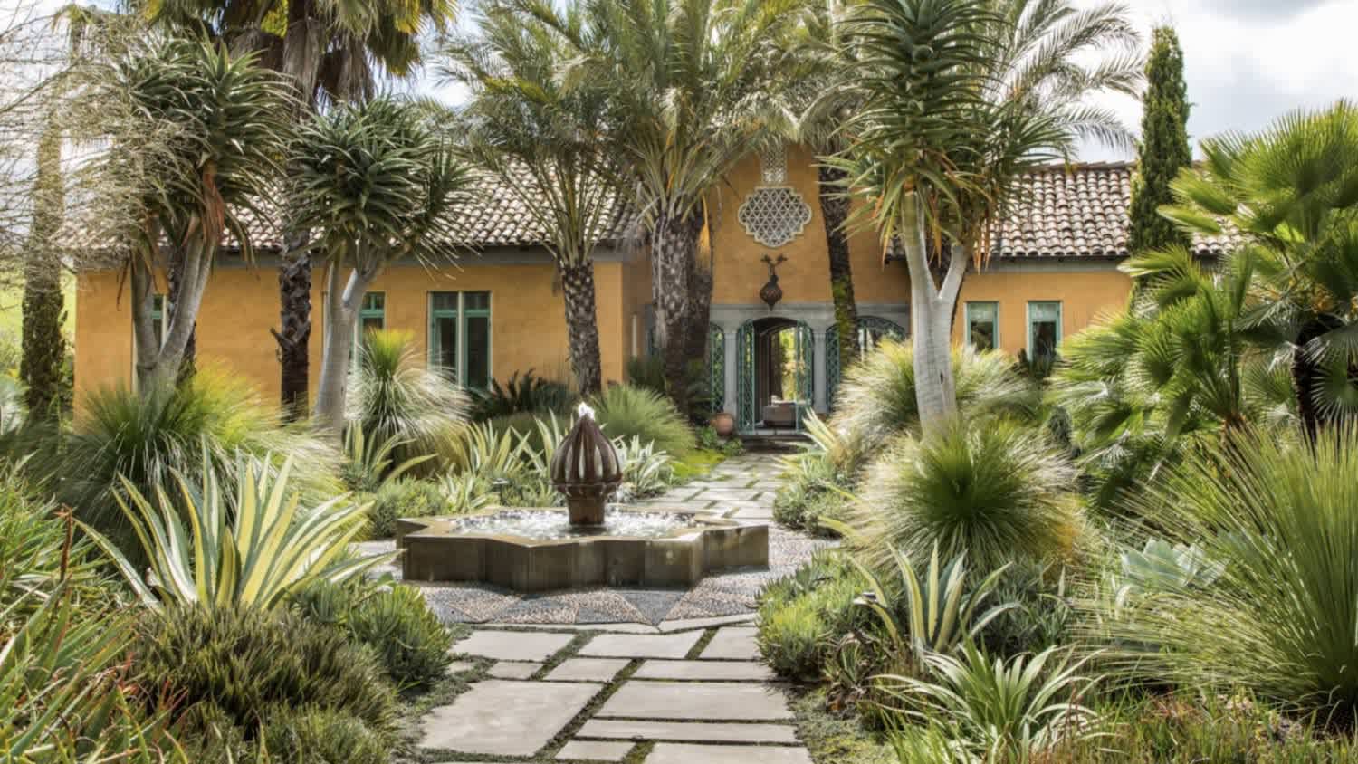 A beautiful paver paths