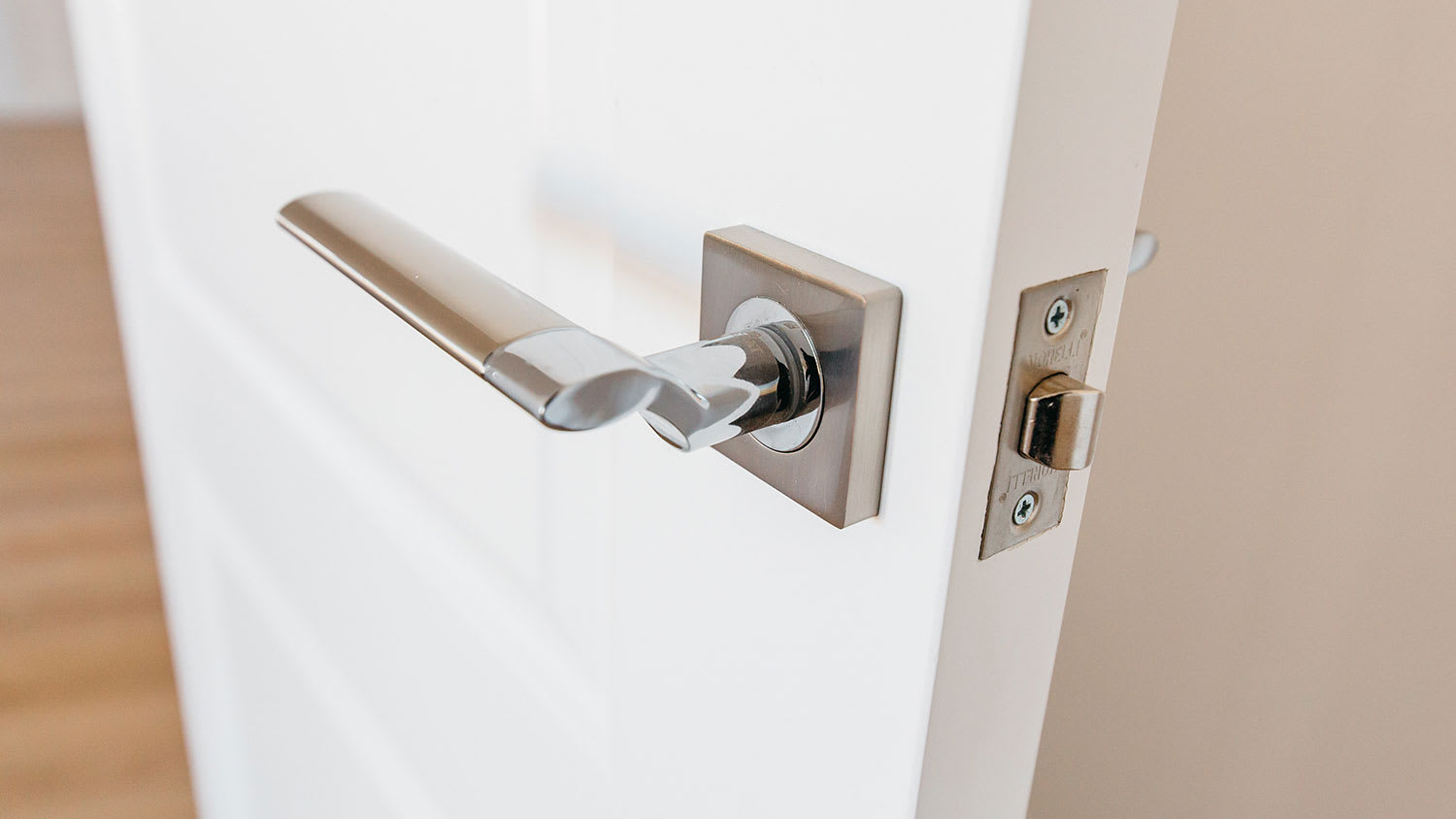 New doorknob on white door