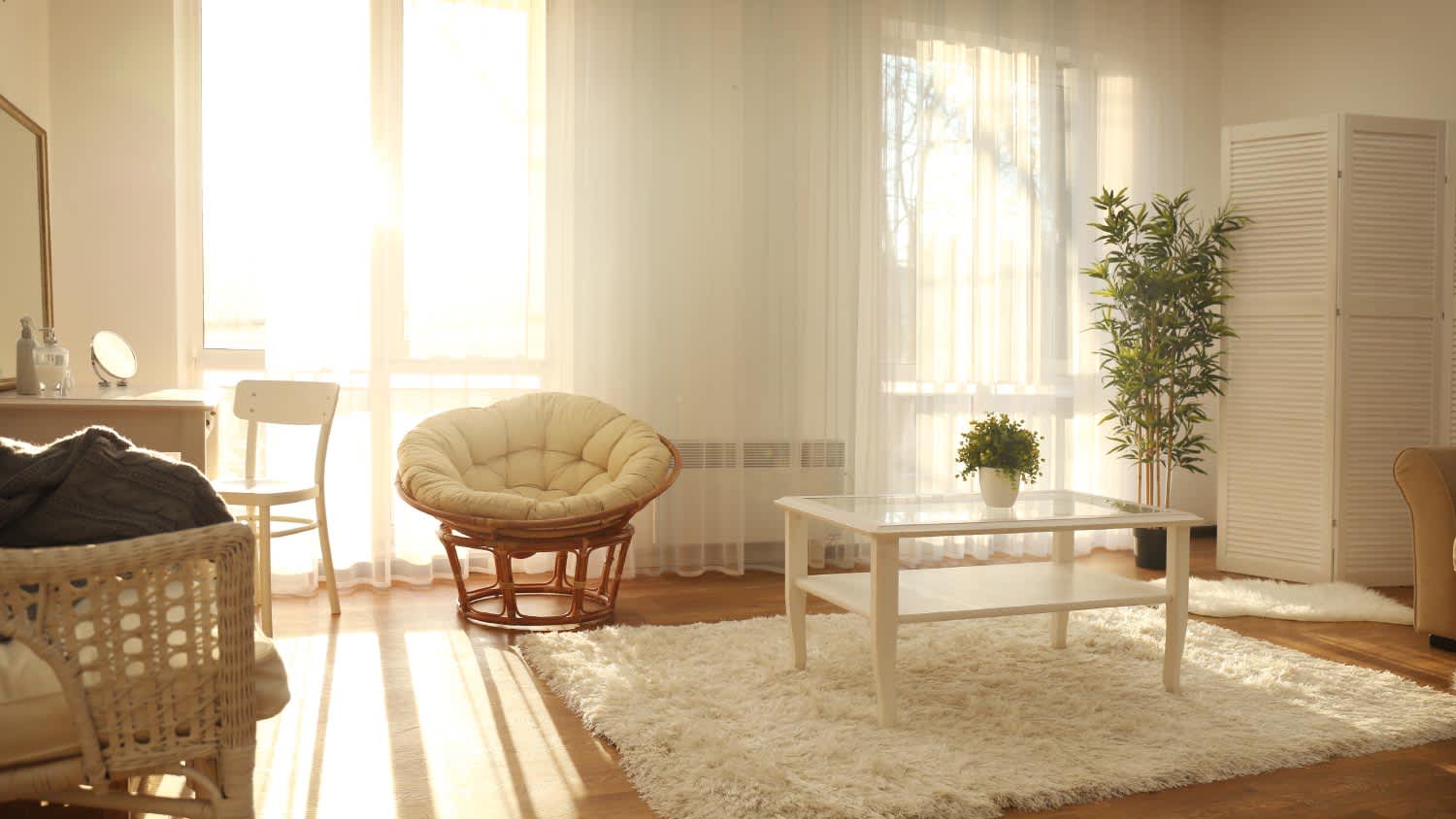 Interior of beautiful modern room