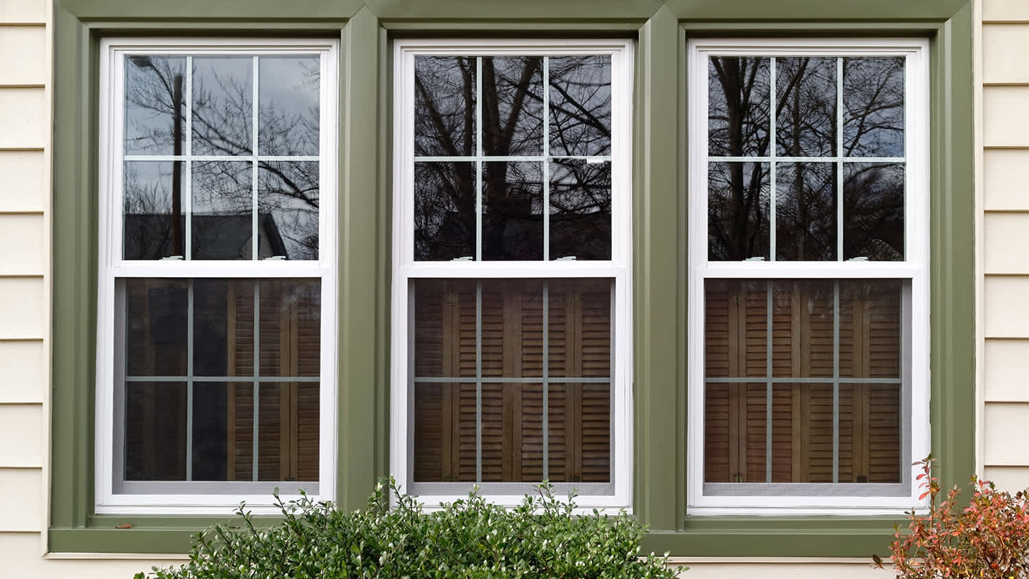 double pane windows house exterior
