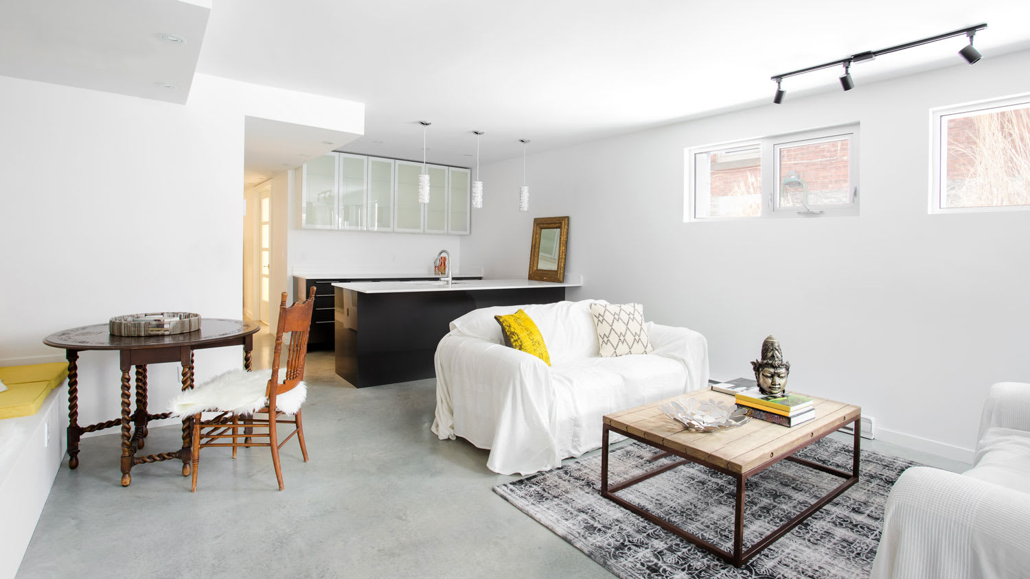 Bright basement