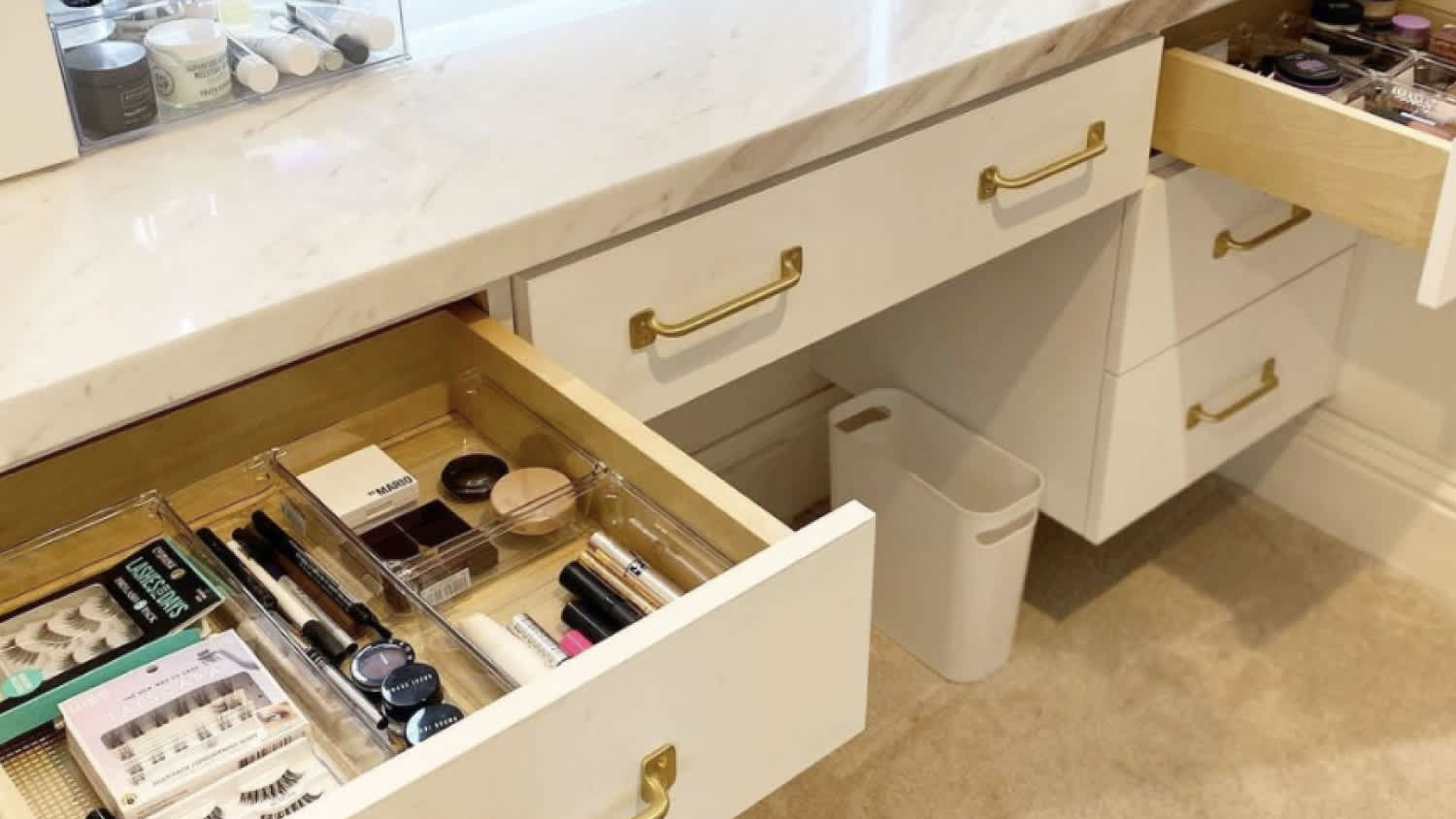 Bath drawer dividers