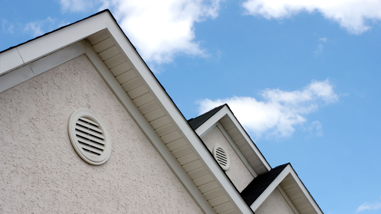 The vent of a house on the roof