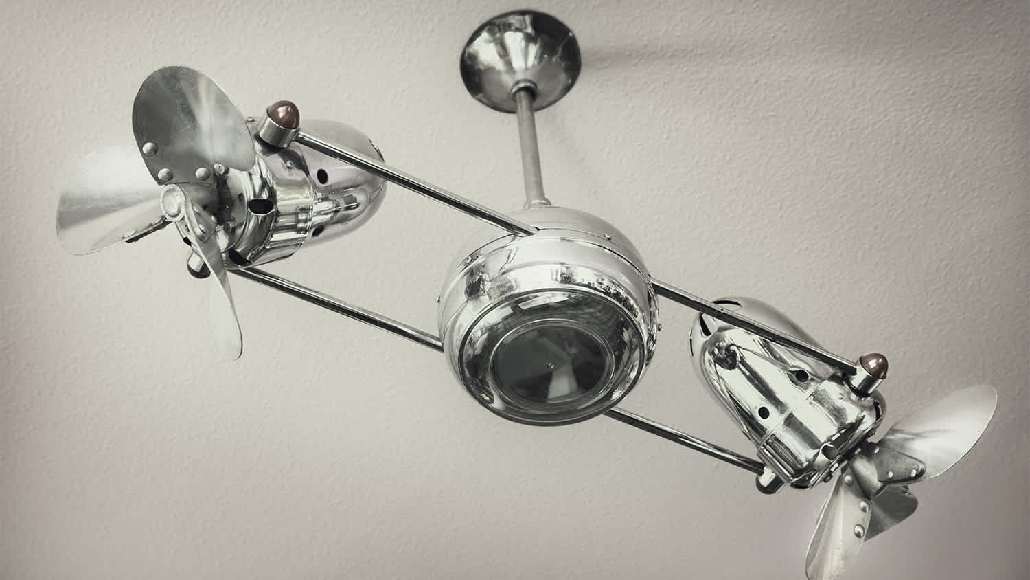 vintage dual motor ceiling fan